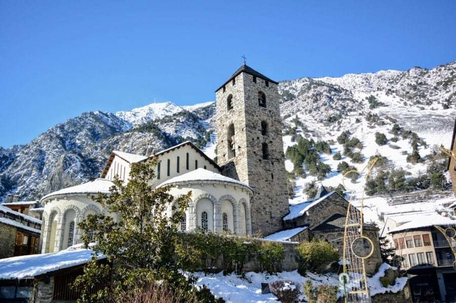 Андорра - карта мира