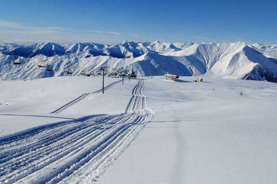 Гудаури: схема трасс