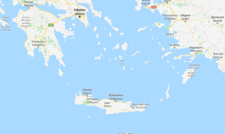 Карта Греции: Халкидики