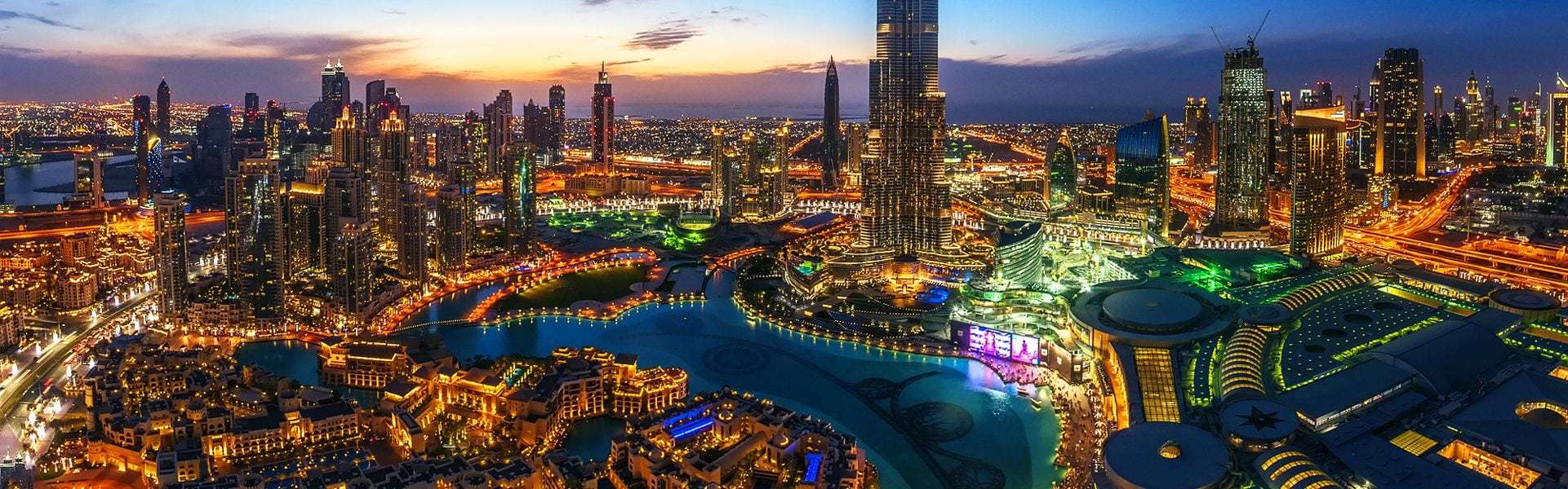 Дубаи вечером