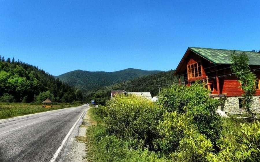 Буковель на карте Украины