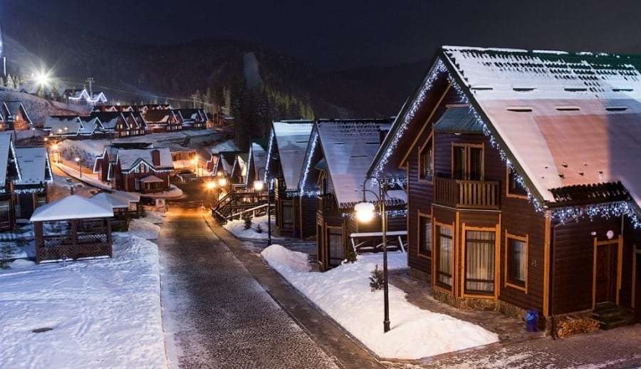 Карта склонов Буковель