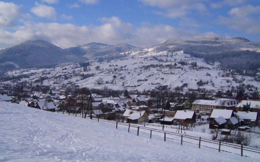 Карта Закарпатья - Драгобрат