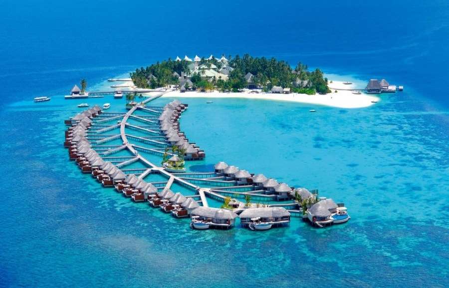 Мальдивские острова на карте