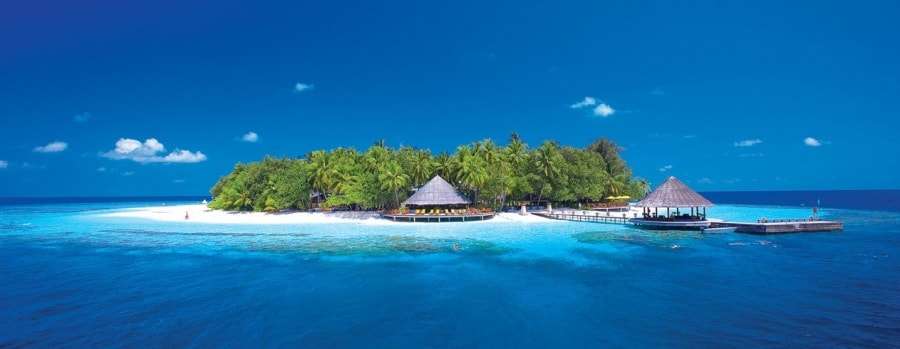 Мальдивы на карте мира