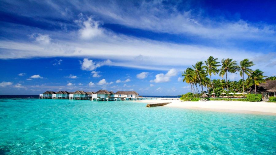 Мальдивы на карте