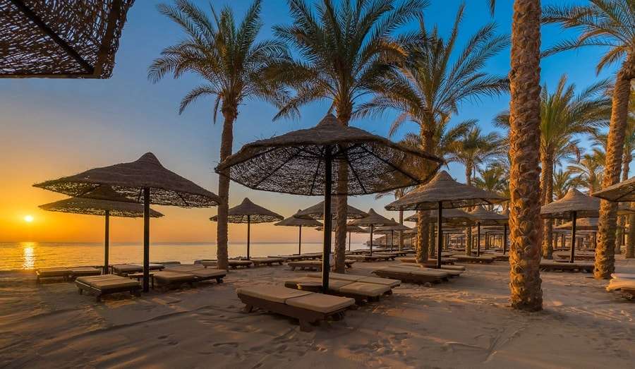 Пляж вечером