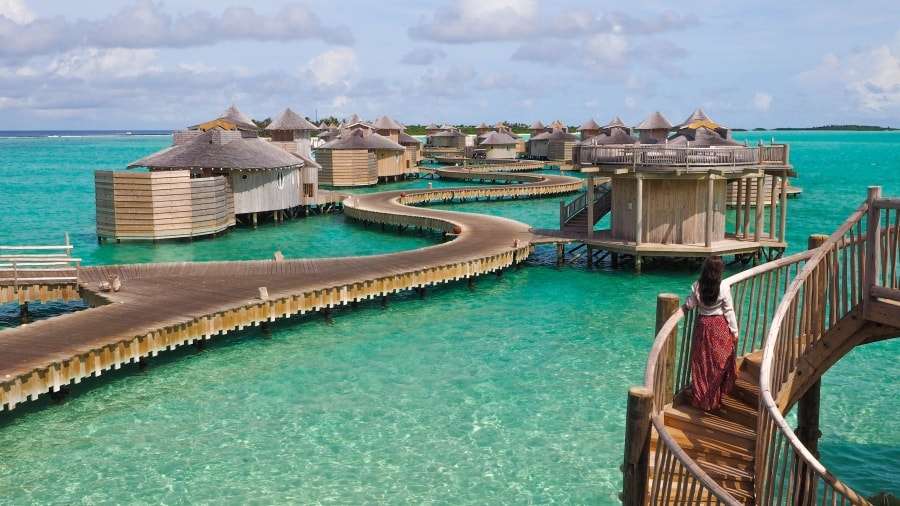 Самый дорогой отель на Мальдивах