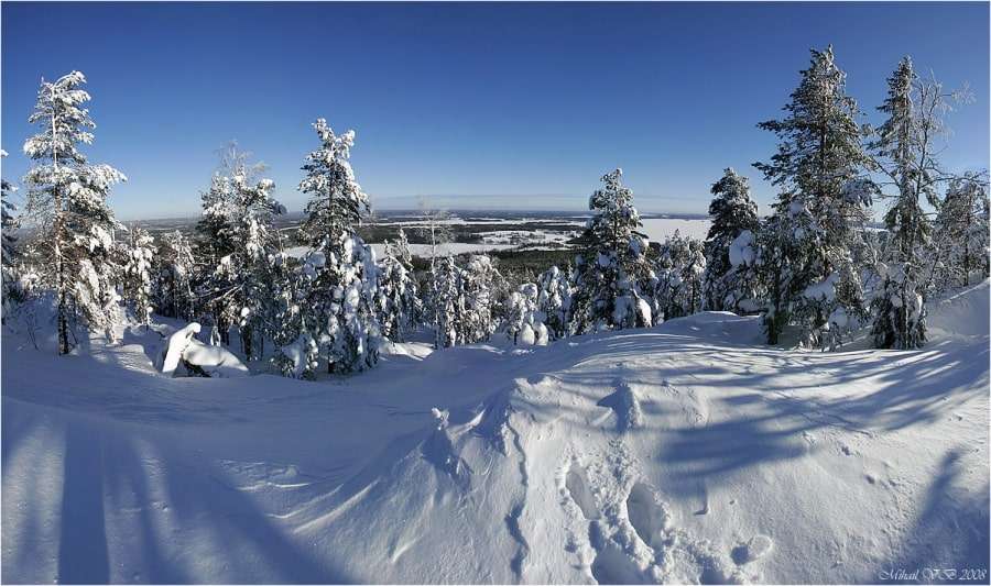 Зима в Финляндии