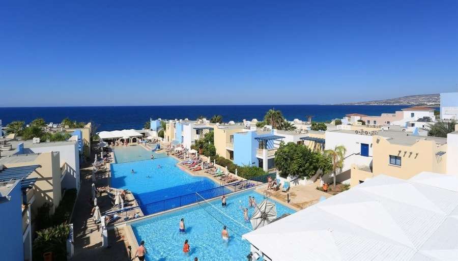 Пафос на карте Кипра