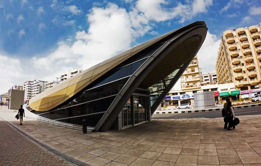 Схема метро Дубай