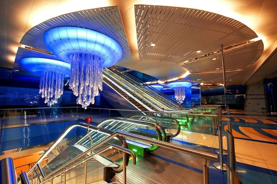 Станции метро Дубаи