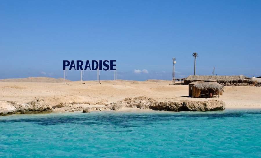 Зона Paradise на Райском острове в Египте