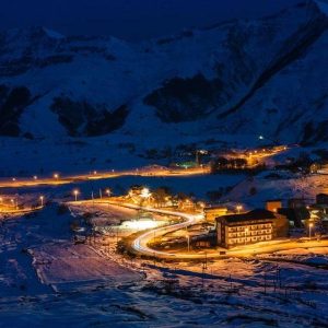 Ночной Гудаури