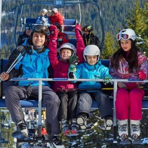 Отдыхающие в Буковеле