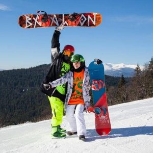 Отдыхающие в Буковеле