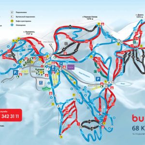 Буковель карта трасс